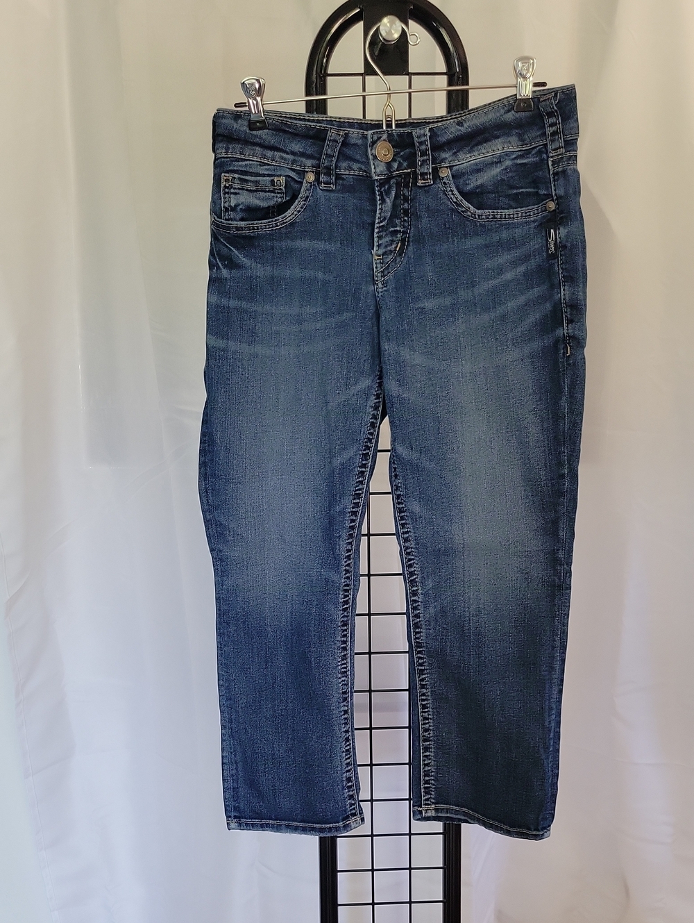Silver Jeans Co. Suki Capri 28 Blue